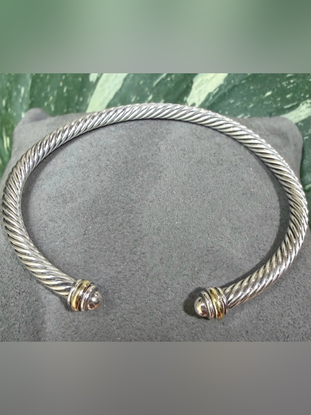 David Yurman Classic Cable 4mm with gold - Send Best offer